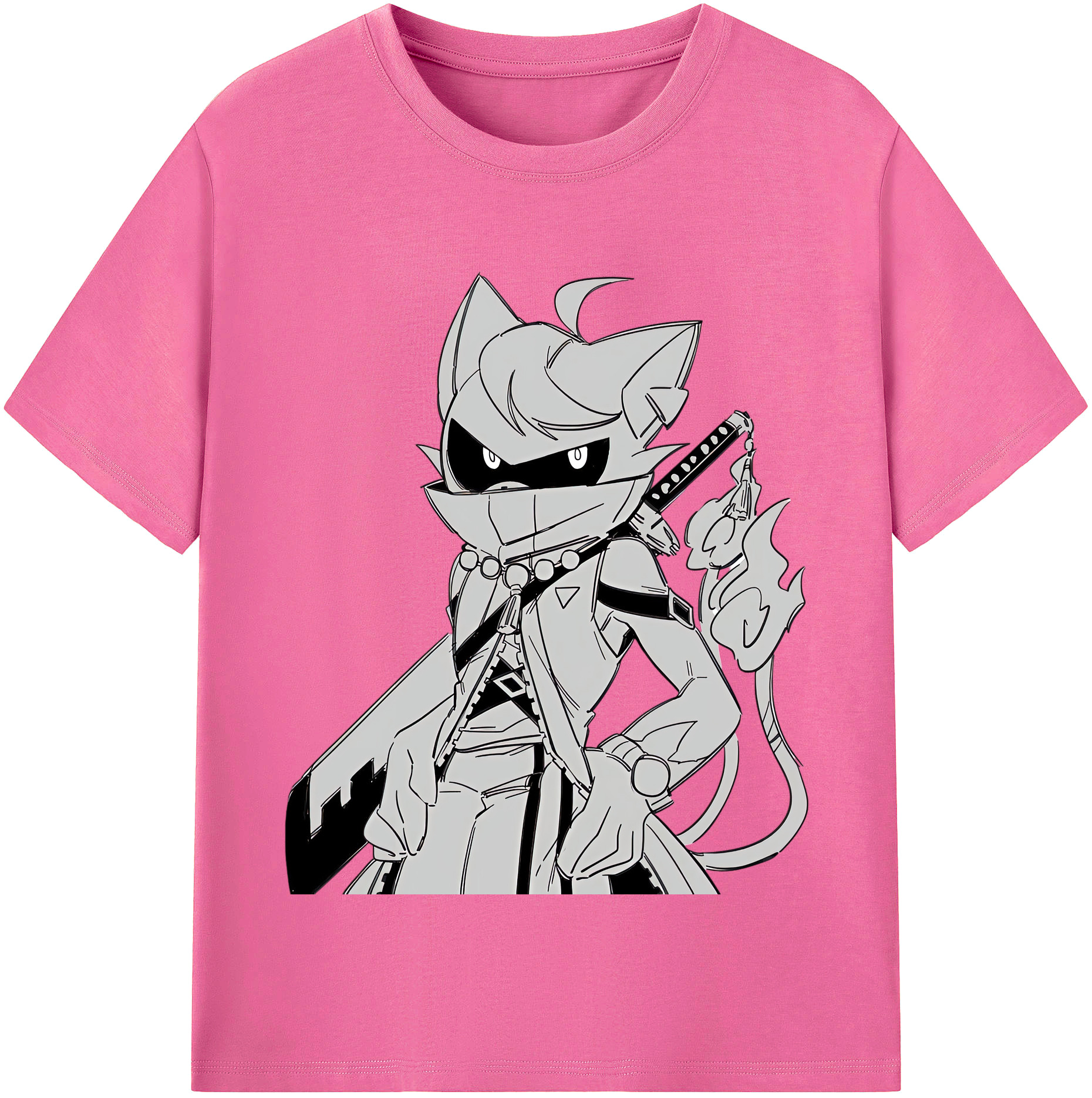 （画像用） 妖怪ウォッチ Yo-kai Watch レディースカジュアルプリントTシャツ（綿100％）